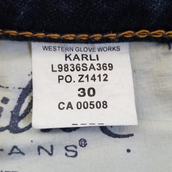 Silver‎ Jeans Karli Distressed Bermuda Jean Shorts Size 30 - Picture 11 of 12